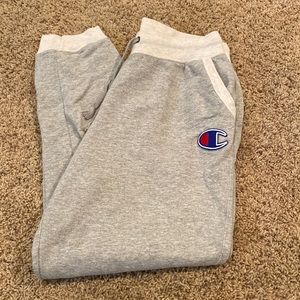 Gray champion sweatpants
